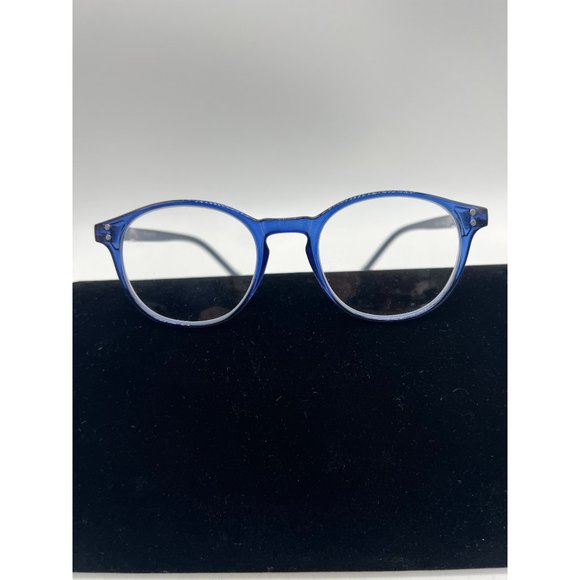 Norperwis Womens Reading Fashion Glasses Blue  +1.50 Round Frame - Picture 11 of 12